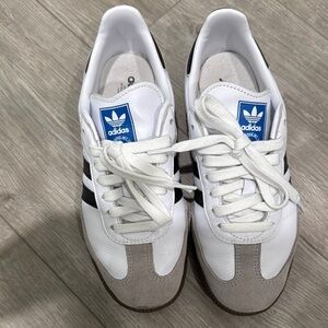 Adidas women’s samba White and Gray Sneakers